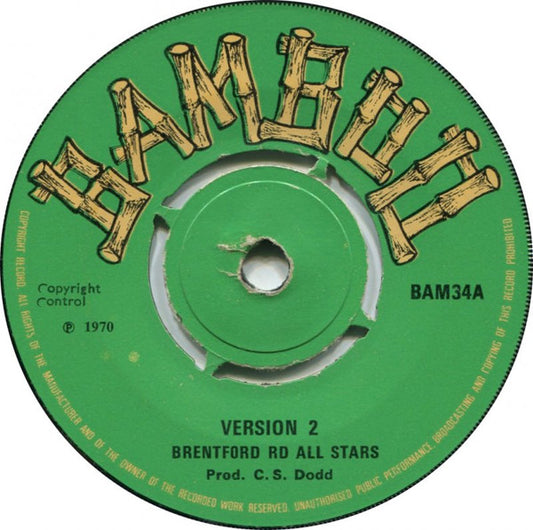 Brentford Rd All Stars* / The Destroyers (7) : Version 2 / Spirit Down Here Below (7", Single)