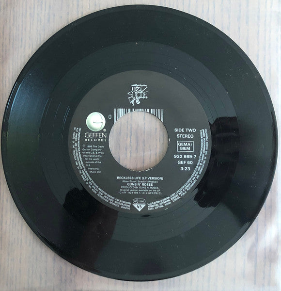 Guns N' Roses : Nightrain (7", Single)