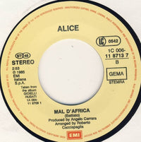 Alice (4) : Summer On A Solitary Beach / Mal D'Africa (7", Single)