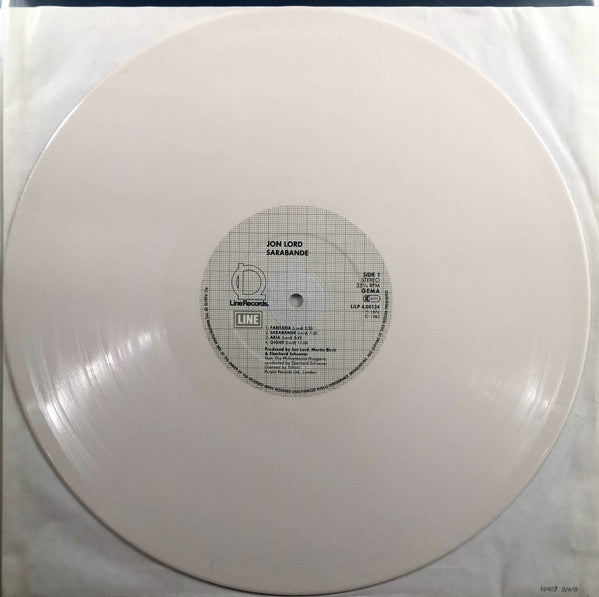 Jon Lord : Sarabande (LP, Album, RE, Whi)