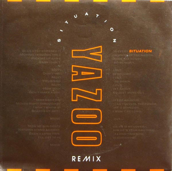 Yazoo : Situation (Remix) (7", Single)