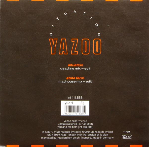 Yazoo : Situation (Remix) (7", Single)