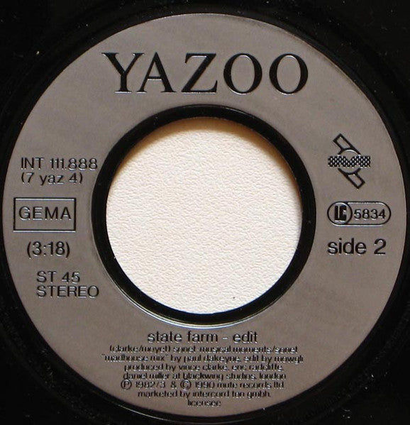 Yazoo : Situation (Remix) (7", Single)