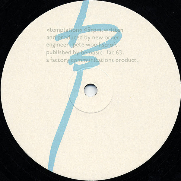 New Order : Temptation (12", Single, RP)