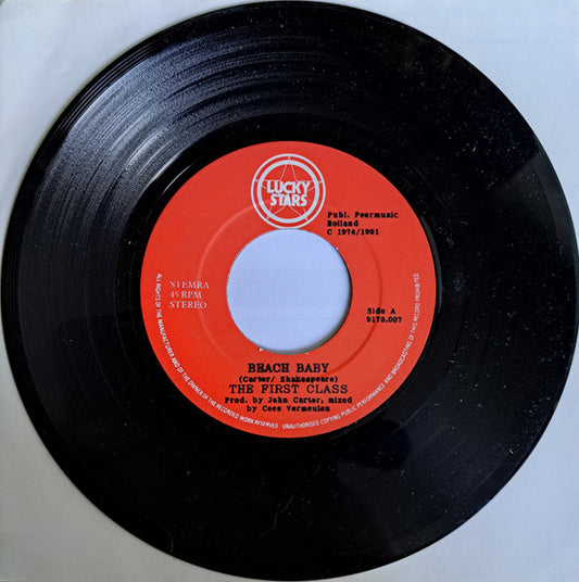 The First Class* : Beach Baby (7", Single)
