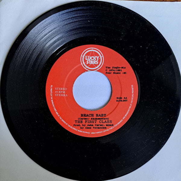 The First Class* : Beach Baby (7", Single)