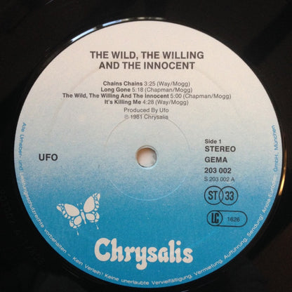 UFO (5) : The Wild, The Willing And The Innocent (LP, Album)