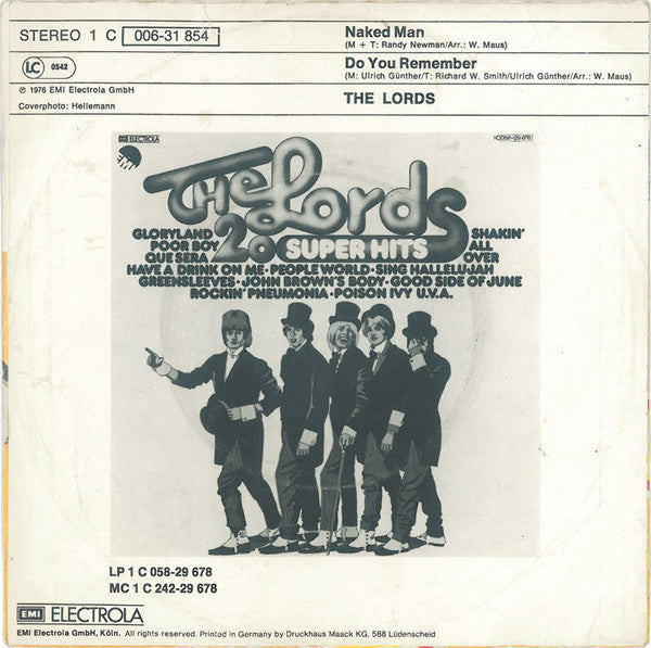 The Lords : Naked Man (7", Single)