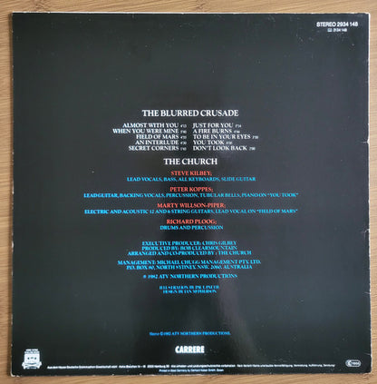 The Church : The Blurred Crusade (LP, Album, RP)