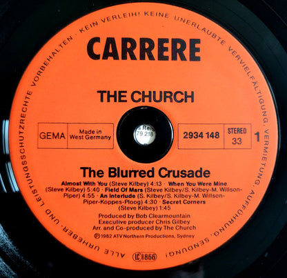 The Church : The Blurred Crusade (LP, Album, RP)