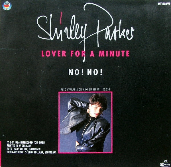Shirley Parker : Lover For A Minute (7", Single)