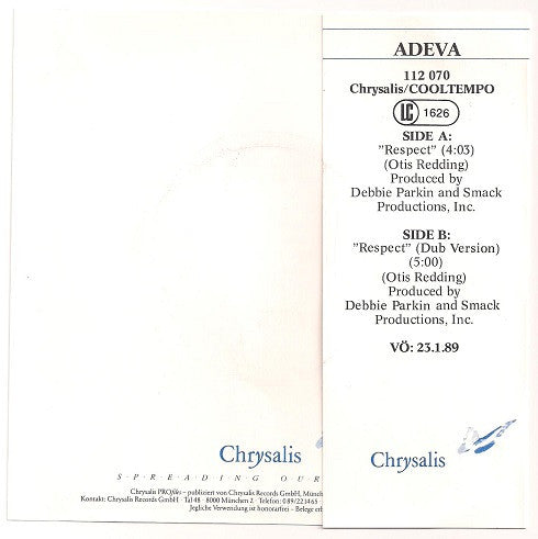 Adeva : Respect (7", Single, Unv)
