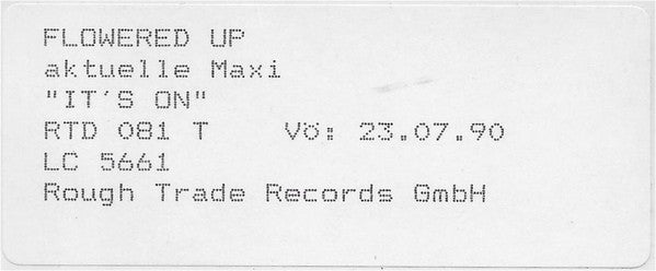 Flowered Up : It's On (12", W/Lbl)