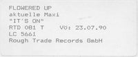 Flowered Up : It's On (12", W/Lbl)