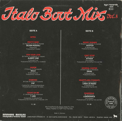 Various : Italo Boot Mix Vol. 8 (12", Maxi, Mixed)