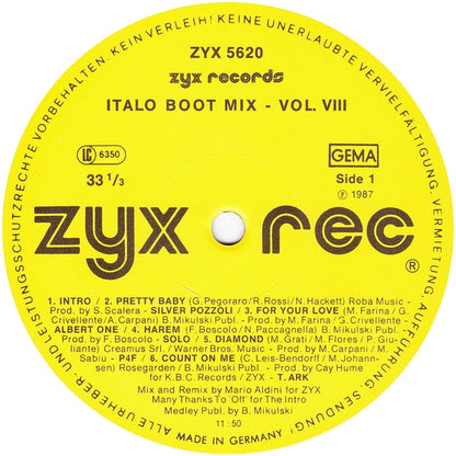 Various : Italo Boot Mix Vol. 8 (12", Maxi, Mixed)