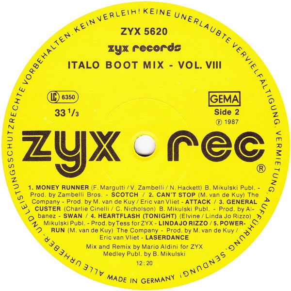 Various : Italo Boot Mix Vol. 8 (12", Maxi, Mixed)