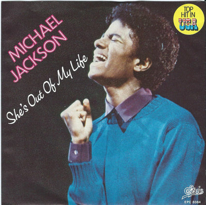 Michael Jackson : She's Out Of My Life (7", Single)