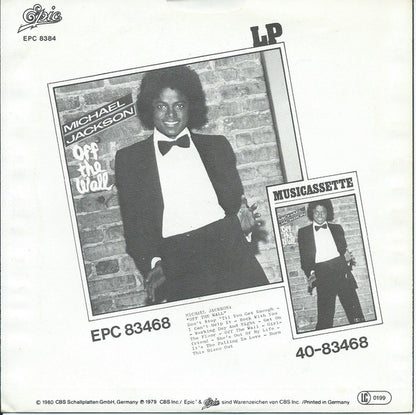 Michael Jackson : She's Out Of My Life (7", Single)