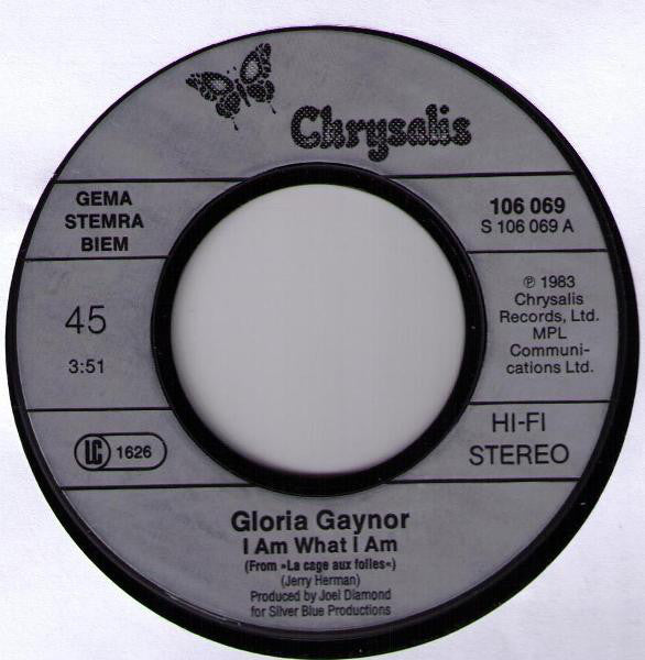 Gloria Gaynor : I Am What I Am (7", Single)