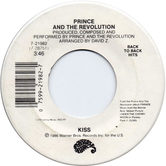 Prince And The Revolution / Prince : Kiss / Soft And Wet (7")