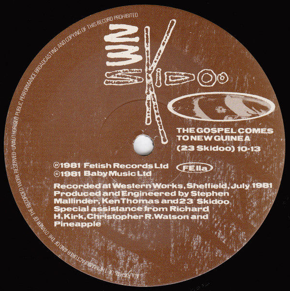 23 Skidoo : The Gospel Comes To New Guinea / Last Words (12", Single)