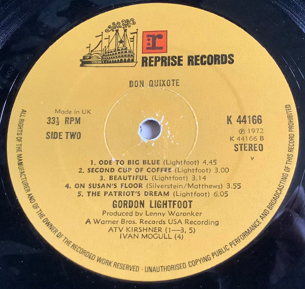 Gordon Lightfoot : 2 Originals Of Gordon Lightfoot (2xLP, Album, Comp, Gat)