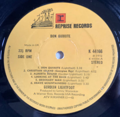 Gordon Lightfoot : 2 Originals Of Gordon Lightfoot (2xLP, Album, Comp, Gat)