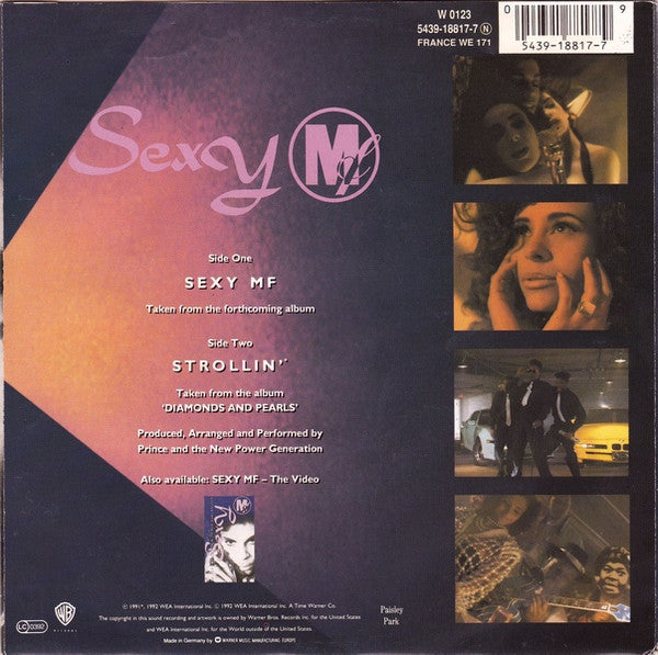 Prince And The New Power Generation : Sexy MF (7", Single, Lar)