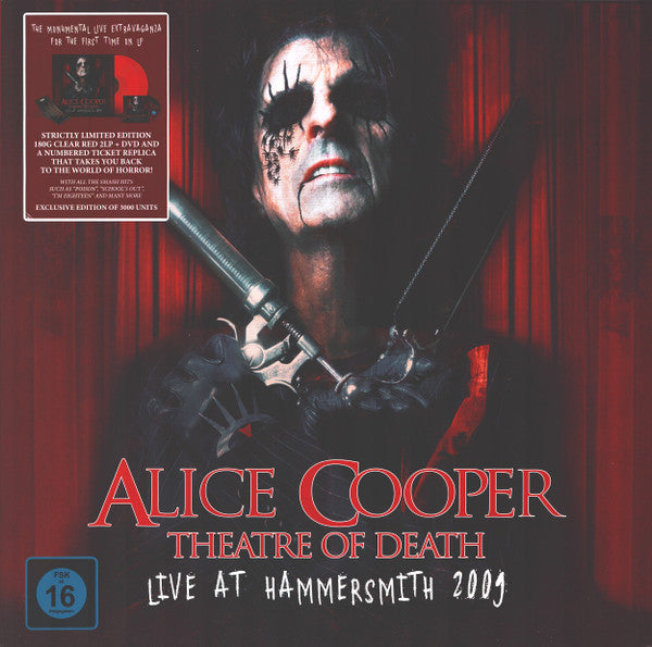 Alice Cooper (2) : Theatre Of Death - Live At Hammersmith 2009 (2xLP, Red + DVD-V + Ltd)