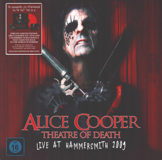 Alice Cooper (2) : Theatre Of Death - Live At Hammersmith 2009 (2xLP, Red + DVD-V + Ltd)