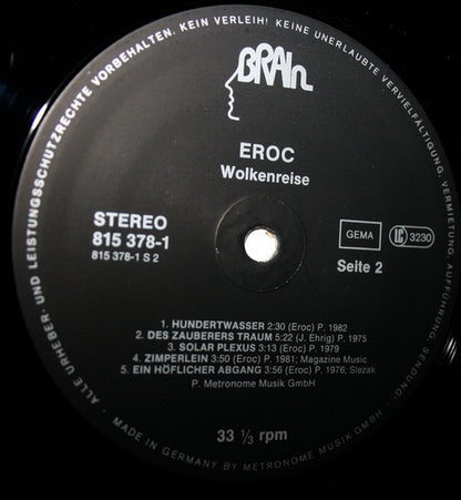 Eroc : Wolkenreise (LP, Comp)