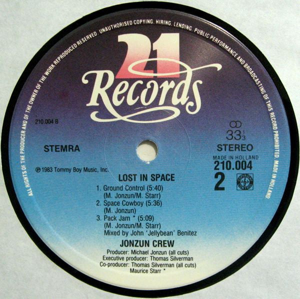 Jonzun Crew* : Lost In Space (LP, Album)
