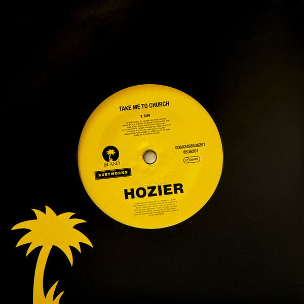 Hozier : Take Me To Church (7", Single, Ltd)