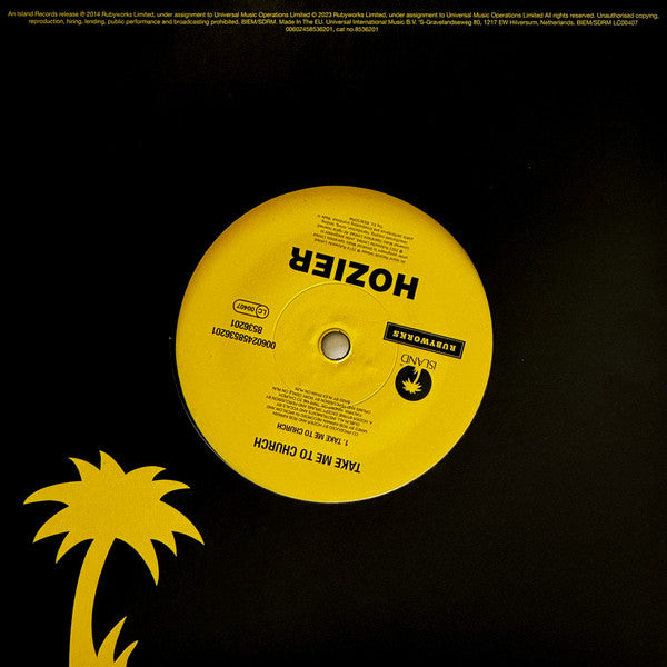 Hozier : Take Me To Church (7", Single, Ltd)