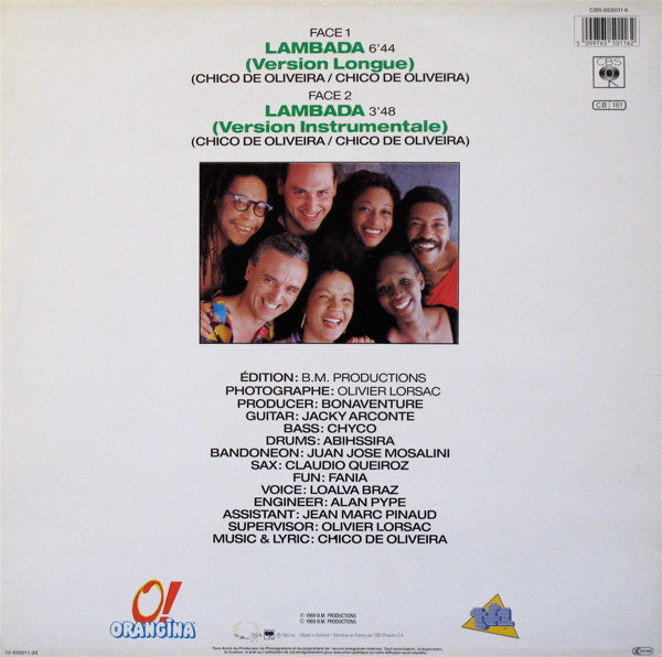 Kaoma : Lambada (12", Maxi)