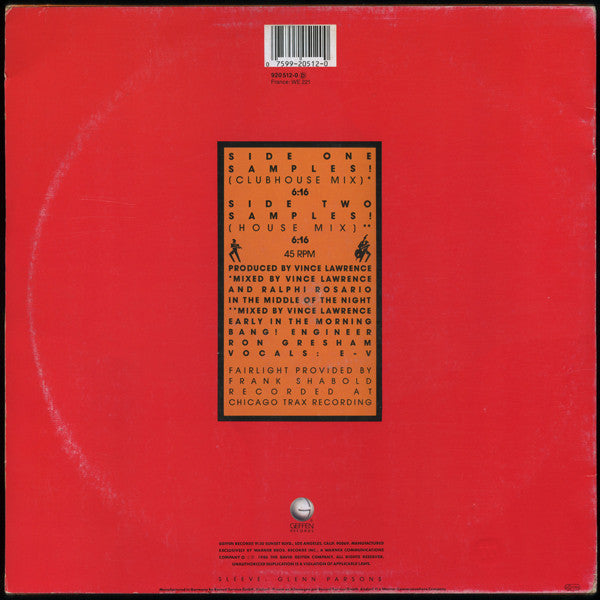 Bang Orchestra! : Samples! (12", Maxi)