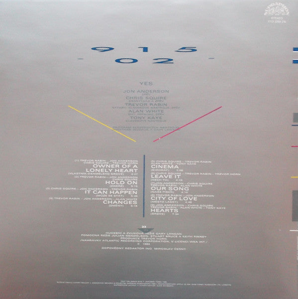 Yes : 90125 (LP, Album, RE)