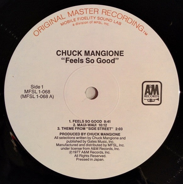 Chuck Mangione : Feels So Good (LP, Album, RE, RM)