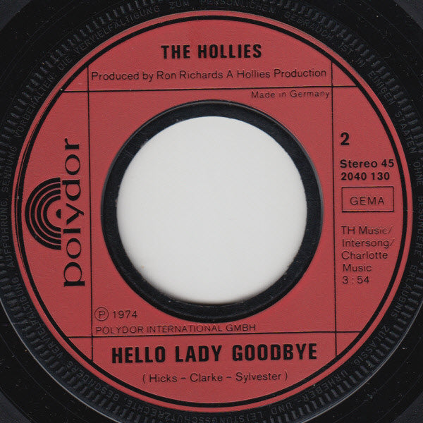The Hollies : I'm Down (7", Single)
