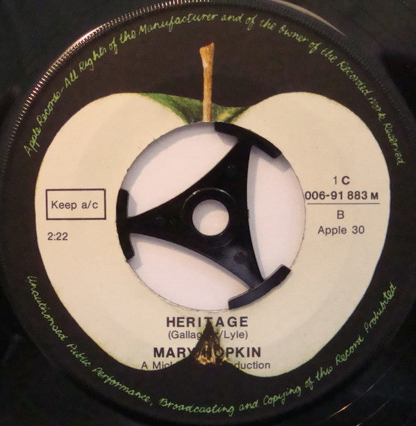 Mary Hopkin : Think About Your Children (7")