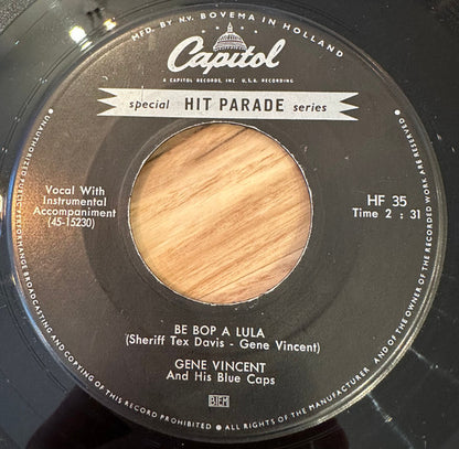 Gene Vincent And His Blue Caps* : Be-Bop-A-Lula / Bluejean Bop (7", Single)