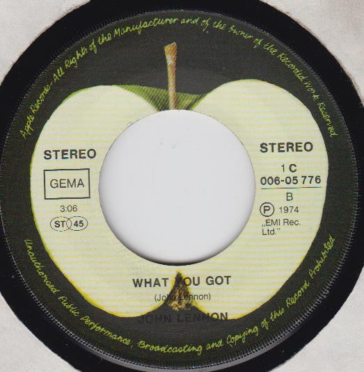 John Lennon : # 9 Dream / What You Got (7")
