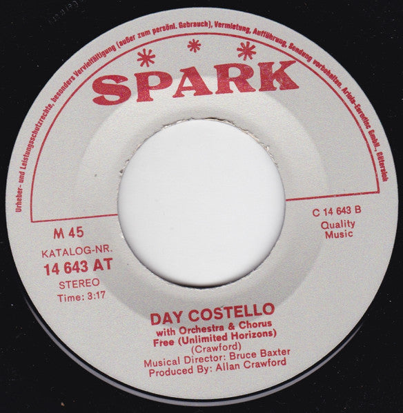 Day Costello : The Long And Winding Road (7", Single)