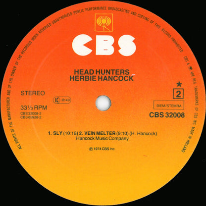 Herbie Hancock : Head Hunters (LP, Album, RE)