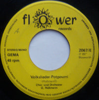 Chor* Und Orchester G. Rüßmann* : Volkslieder-Potpourri (7", Single)