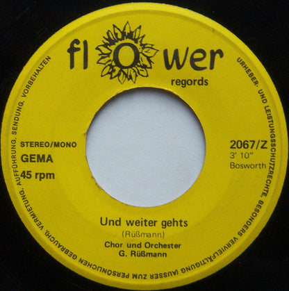 Chor* Und Orchester G. Rüßmann* : Volkslieder-Potpourri (7", Single)