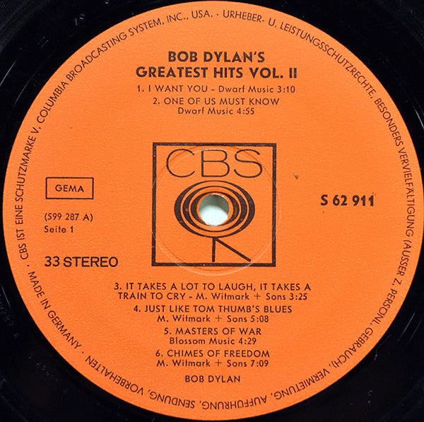 Bob Dylan : Bob Dylan's Greatest Hits 2 (LP, Comp)