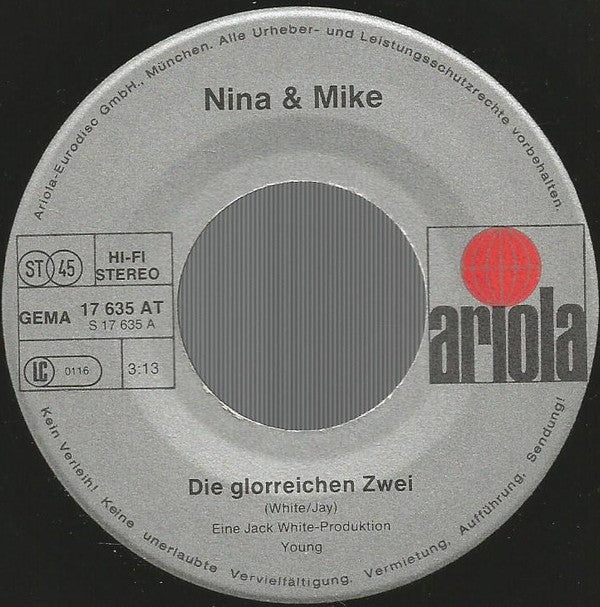 Nina & Mike : Die Glorreichen Zwei  (7", Single)