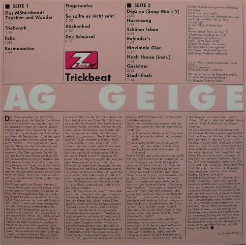 AG Geige : Trickbeat (LP, Album)